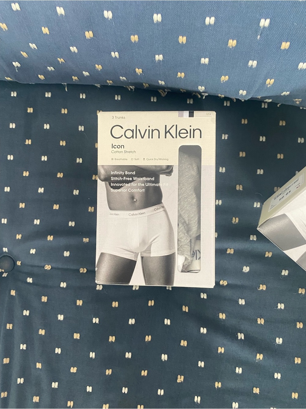 Calvin Klein White Icon Cotton Stretch Boxer Briefs - 3 Pack. Size L. NWT.